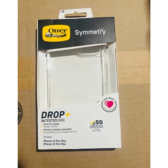 Otterbox symmetry clear series case for iphone 13 pro max & iphone 12 Pro max - - Picture 4 of 5